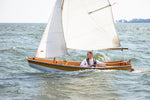 Passagemaker Dinghy with a Sloop sailing rig, seen sailing Crab Alley, Eastern Chesapeake Bay Thumbnail