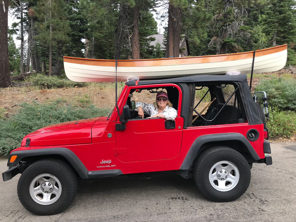 Sassafras 12 Canoe, "SS Ruffles" built by Jana, Fallen Leaf Lake, South Lake Tahoe