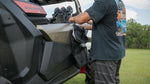 mesh trash bag attached to ATV door Thumbnail