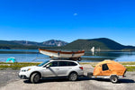Teardrop Passagemaker & Subaru in the wild. Thumbnail