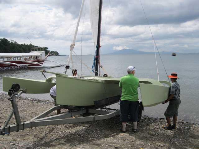 W17 Trimaran by Mike Waters