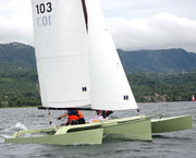 Mbuli Proa Sailing Mbuli - A Pacific Proa DIY Wooden Pacific Proas Sailboat Kit ...
