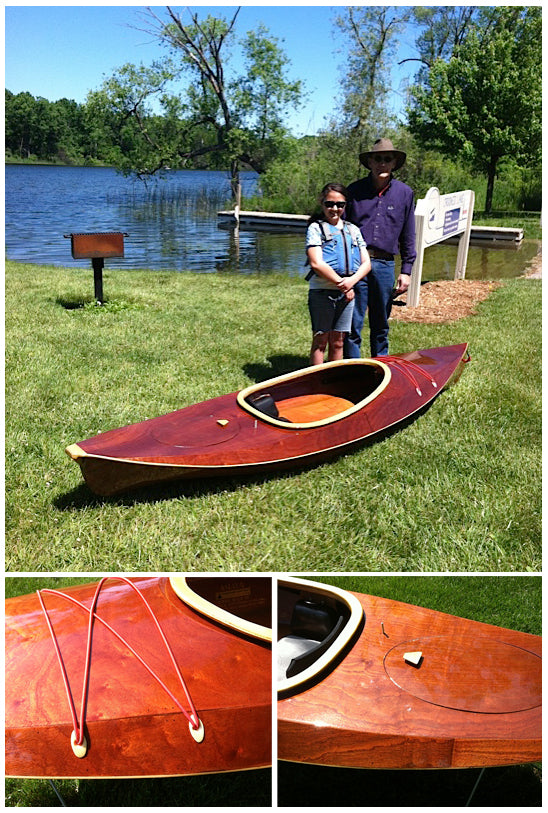 Ron A. built this Wood Duck 10 kayak from plans
