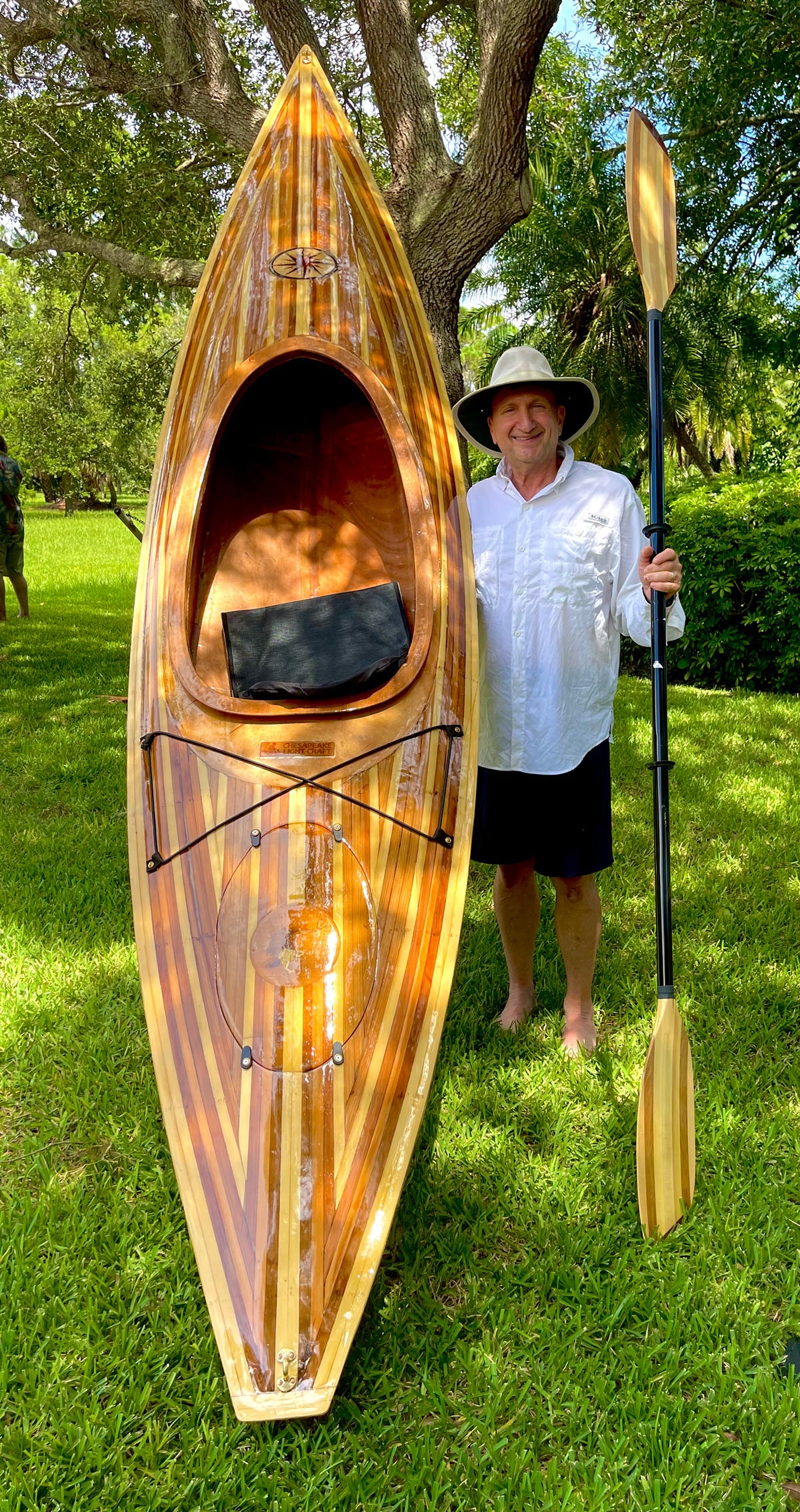 Bob S. with his Wood Duck 12 Hybrid kayak