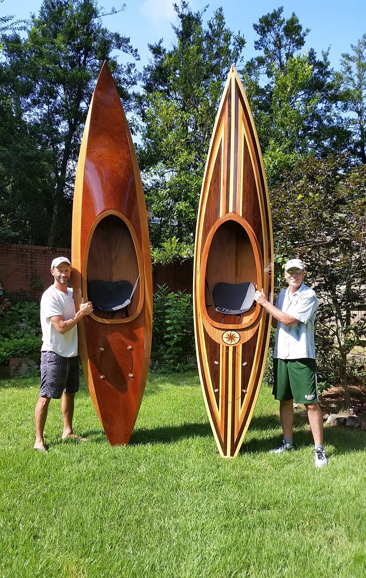 Wood Duck 12 and Wood Duck 12 Hybrid kayaks built by Richard M., Decatur, GA