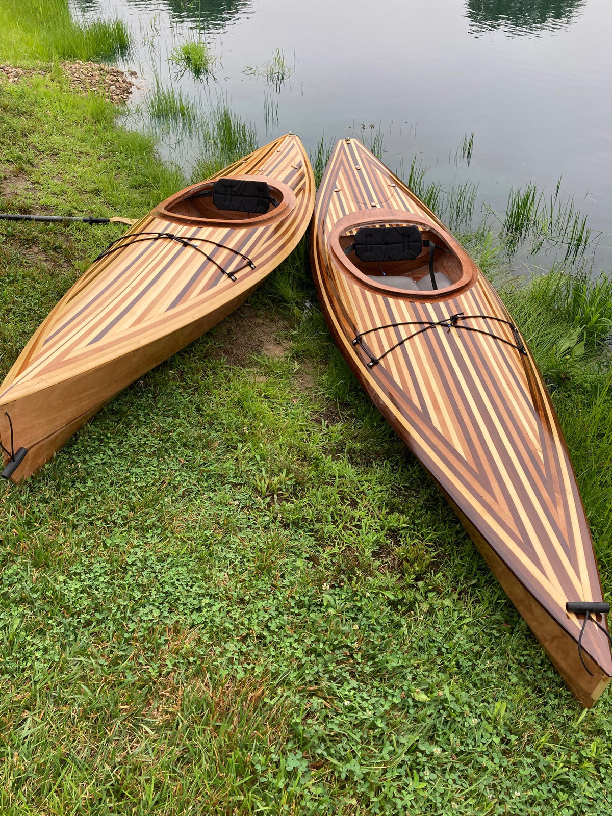 Wood Duck 12 Hybrid kayaks built by Tom K.