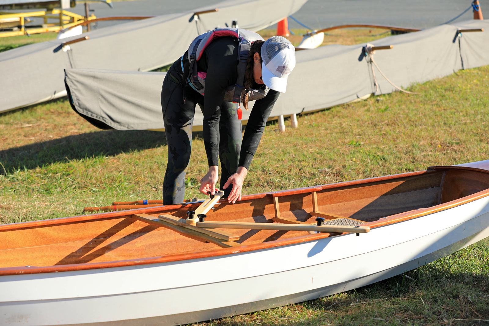 Canoe Rowing Rig