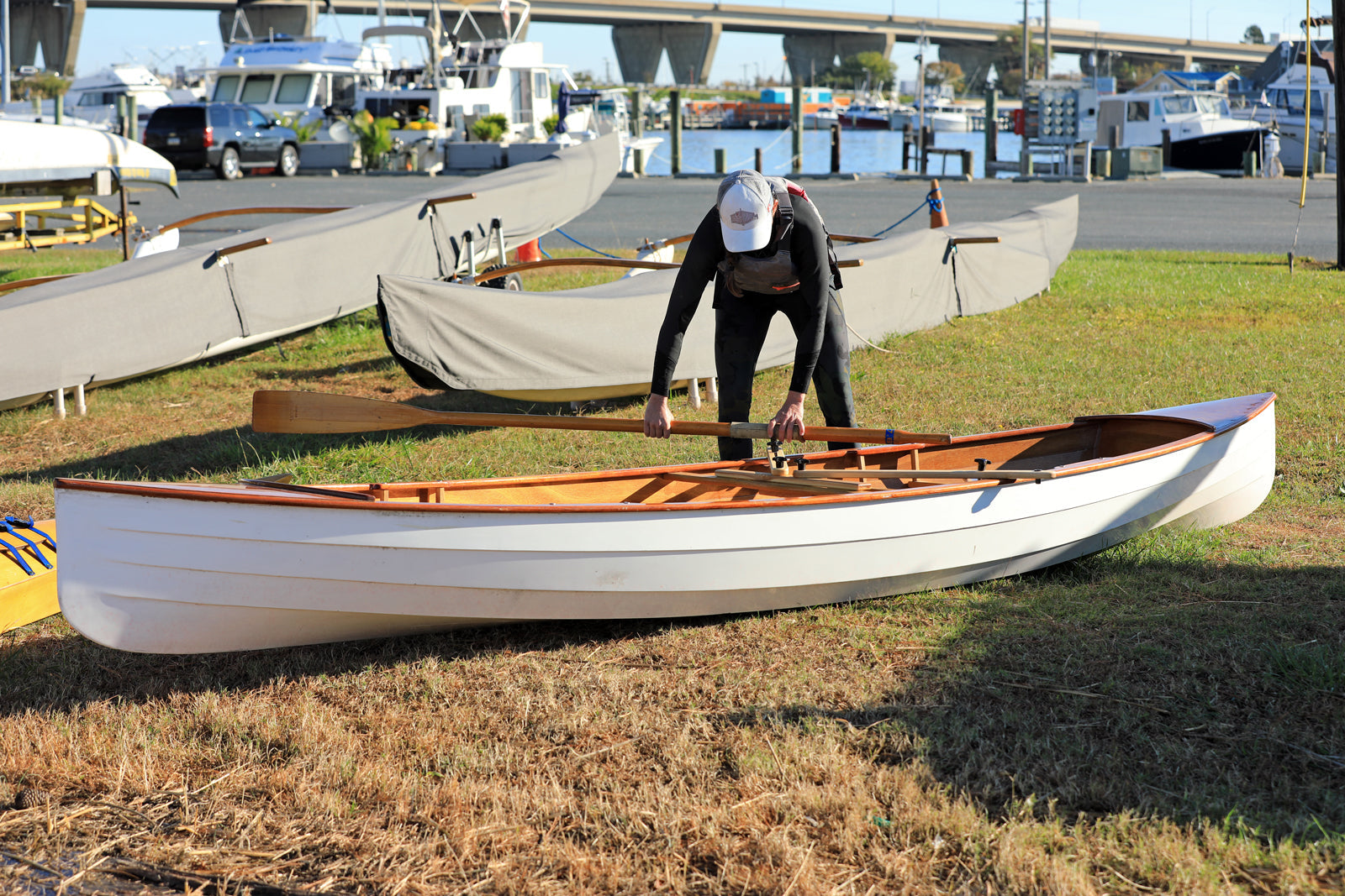 Canoe Rowing Rig