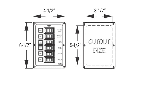 Rocker Switch Panel