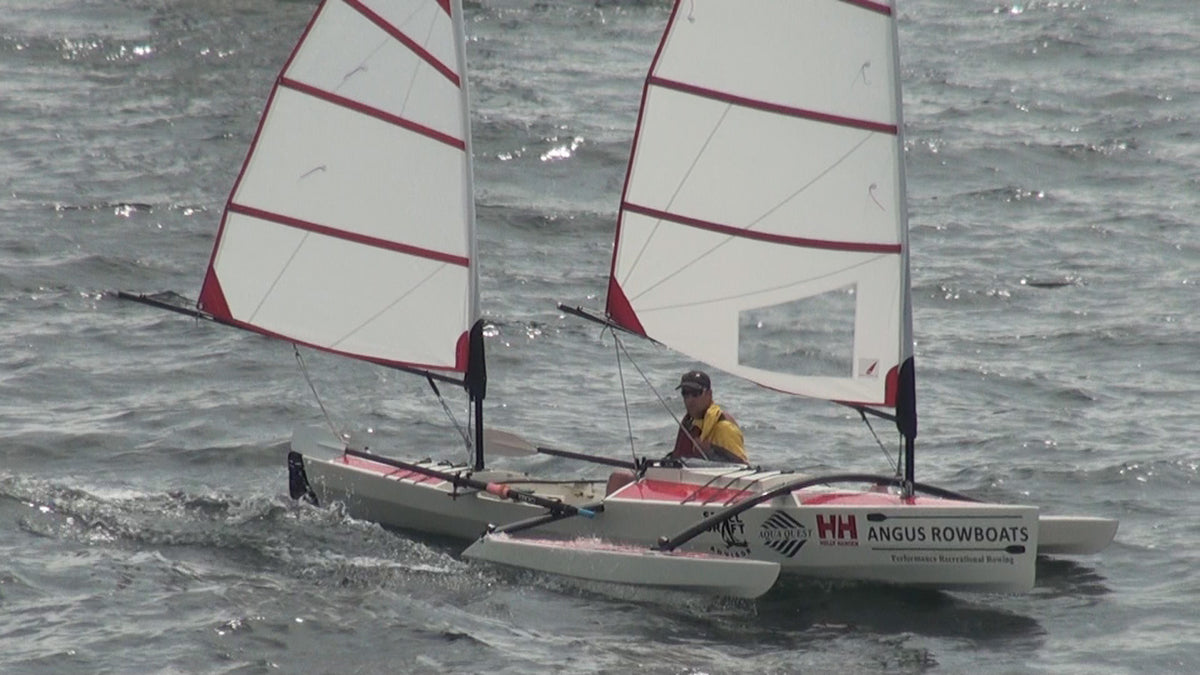 Angus RowCruiser sailing