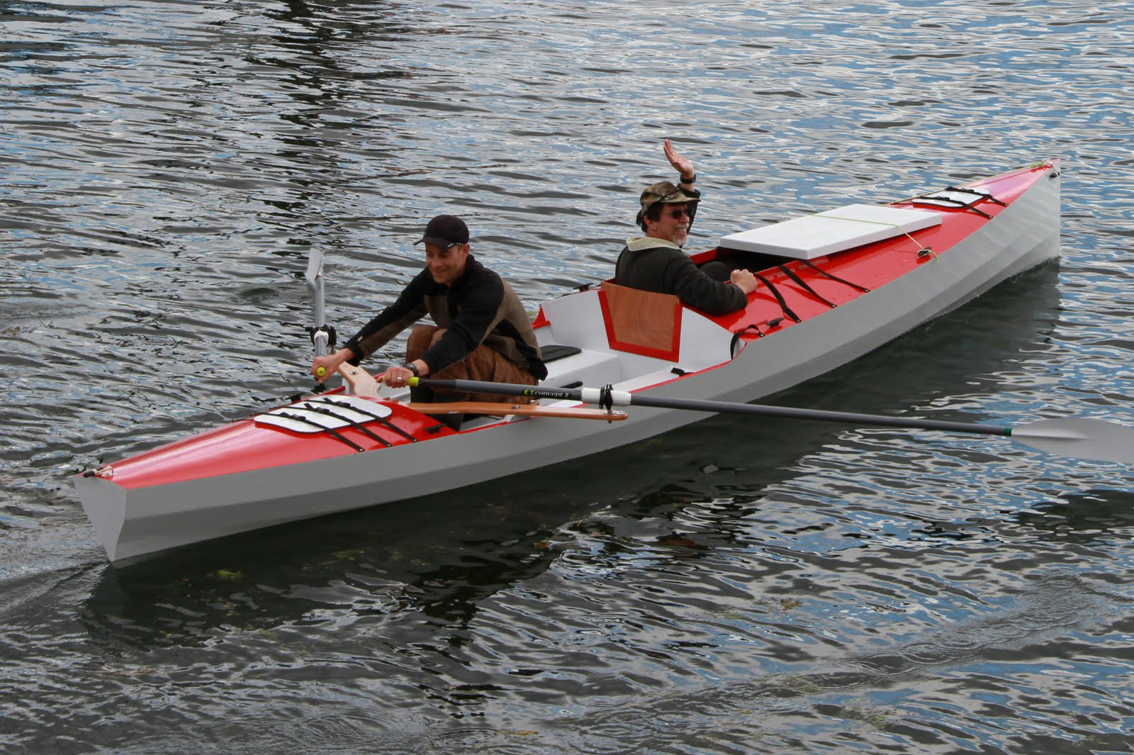 Angus RowCruiser with a passenger