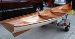 An Annapolis Wherry built by Jeff K. on a trailer Thumbnail