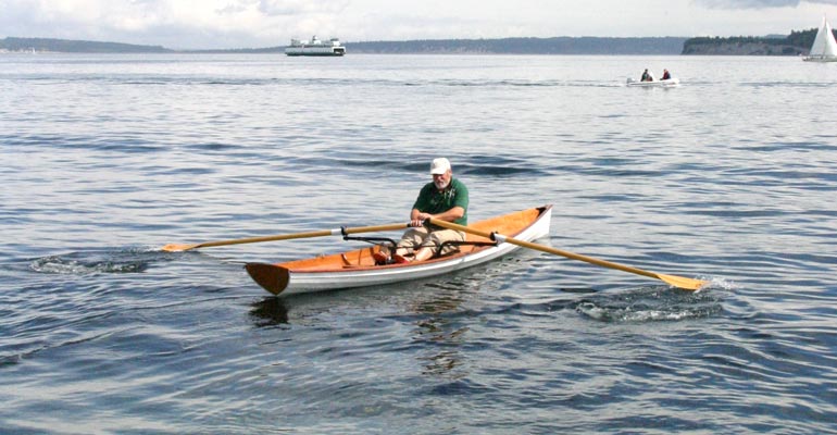 Rowing an Annapolis Wherry in the Pacific Northwest