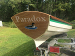 View of the transom art on an Annapolis Wherry built by David G. Thumbnail