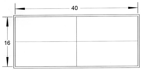 If you are building the Annapolis Wherry Tandem indoors, make sure you have a window of this much room to get it outside when the hull is complete (measurements in inches).