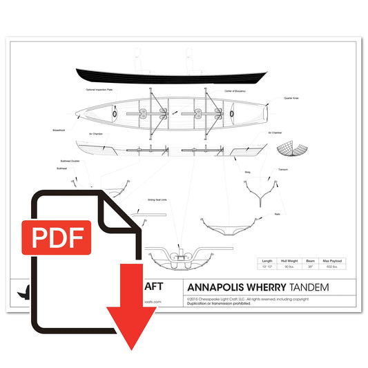 Annapolis Wherry Tandem Study Plans - Emailed PDF
