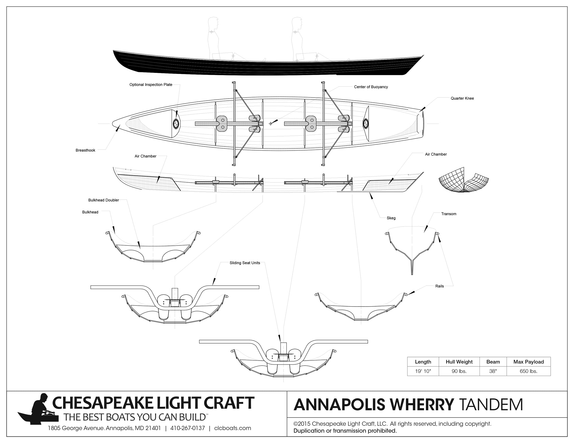 Annapolis Wherry Tandem Study Plans page 1