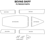 Bevin's Skiff plywood parts drawing Thumbnail