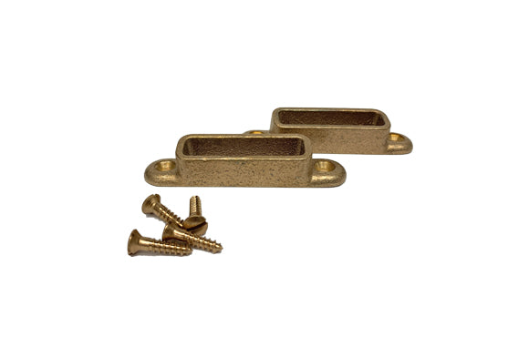 Bronze Deck Mount Bow Sockets (Pair)