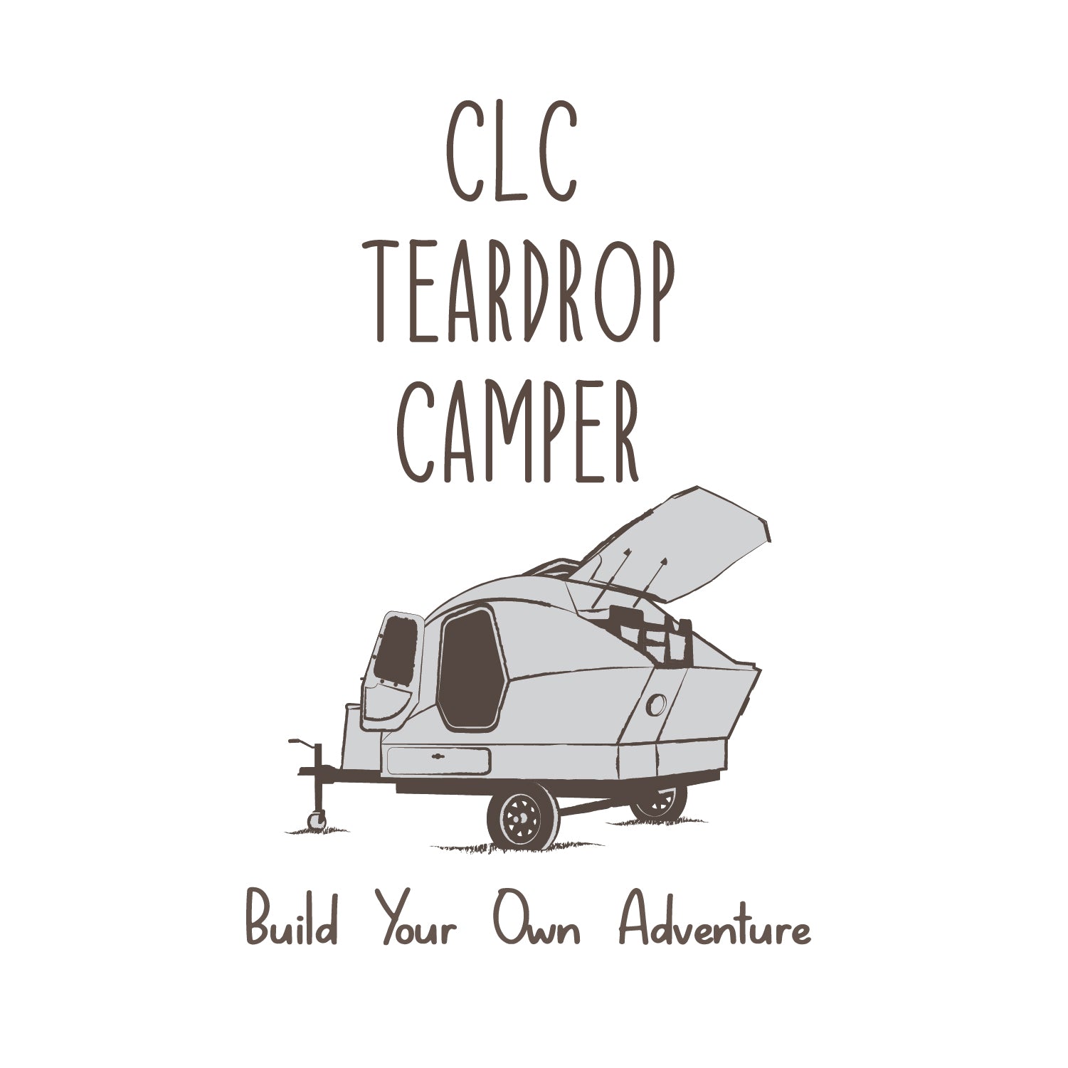 Teardrop Camper "Build Your Own Adventure" Tee