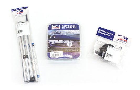 Boat Cover Accessories: Poles, Cover Vent & Straps