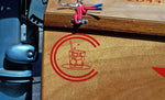 Custom Vinyl Boat Lettering - Dark Blue Thumbnail