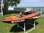 Custom Vinyl Boat Lettering - Yellow Thumbnail