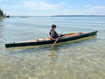 Chesapeake 16 built by Adam P. His daughter shown paddling on Mackinac Island Thumbnail
