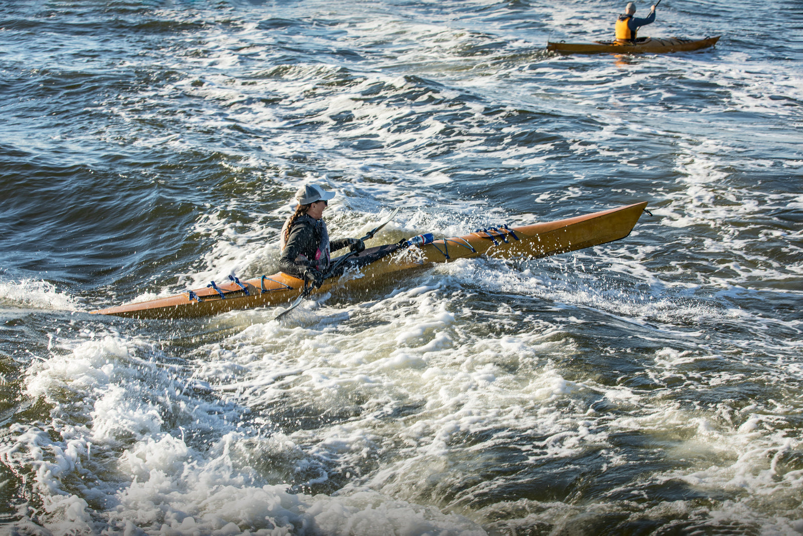 Paddling a Chesapeake 16LT in rough water