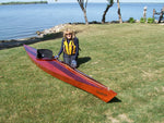 Valerie S. with her Chesapeake 16LT wooden kayak Zephyr Thumbnail