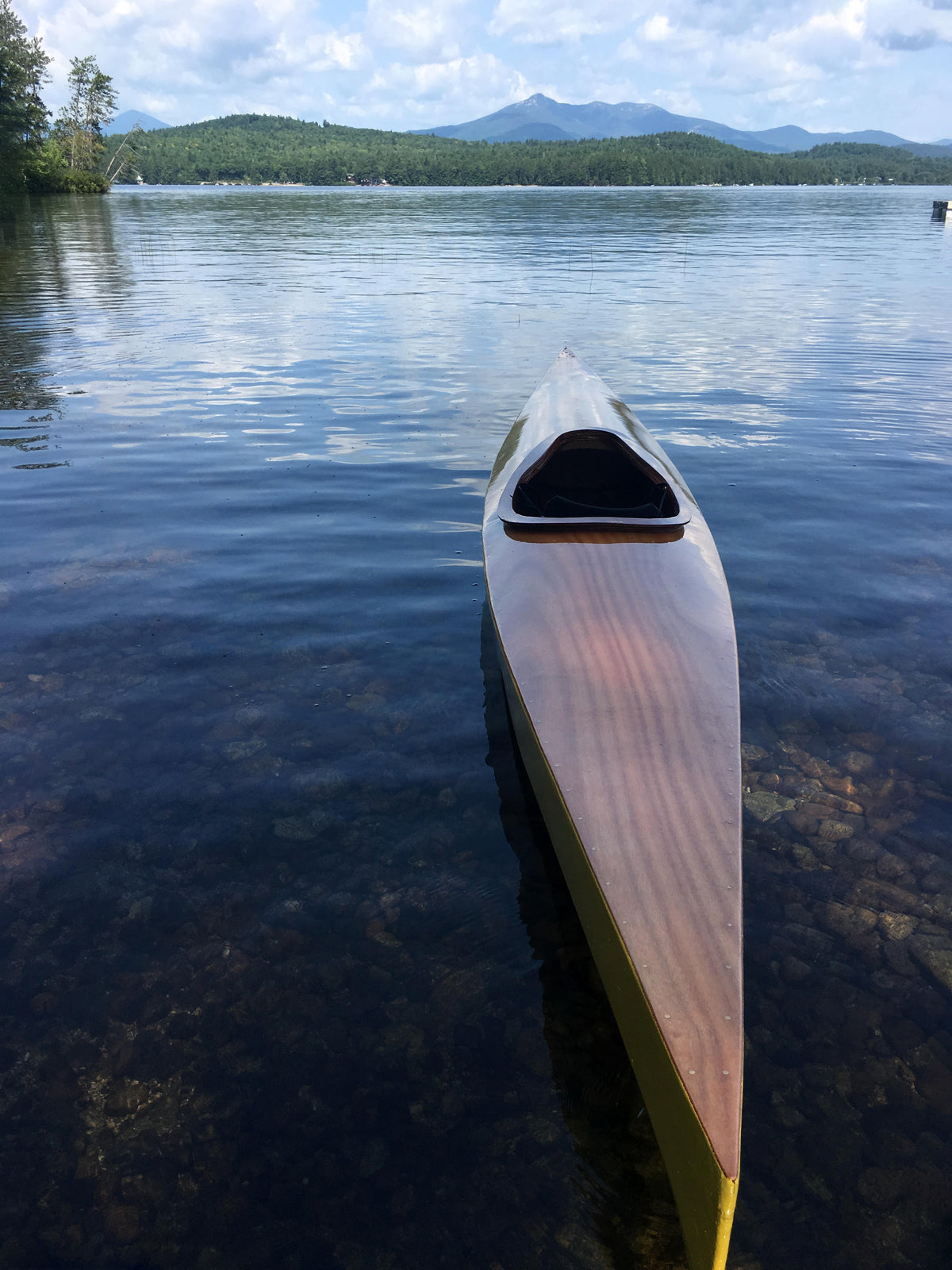 Chesapeake 17 on Silver Lake, NH. Built by Mark T. 