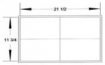 If you are building the Chesapeake 14 indoors, make sure you have a window of this much room to get it outside when the hull is complete (measurements in inches). Thumbnail