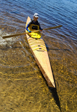 Ghosting above the shallows in a Chesapeake 14 wooden kayak by William S. Thumbnail