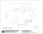 Chesapeake 14 Kayak Study Plans page 1 Thumbnail
