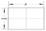 If you are building the Chesapeake 18 indoors, make sure you have a window of this much room to get it outside when the hull is complete (measurements in inches). Thumbnail
