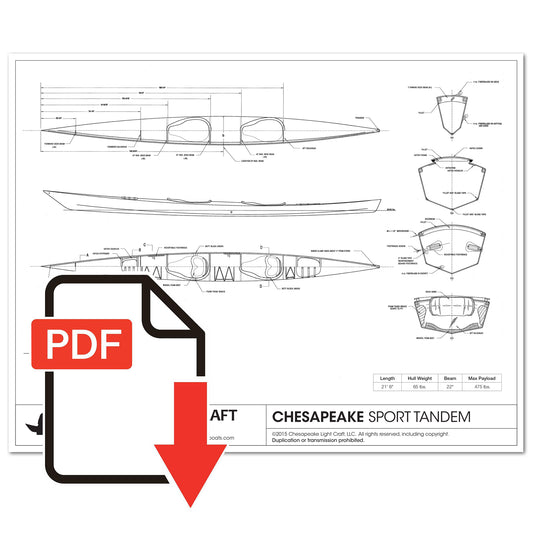 Chesapeake Sport Tandem Study Plans - Emailed PDF