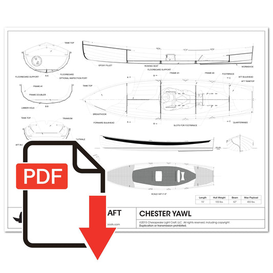 Chester Yawl Study Plans - Emailed PDF