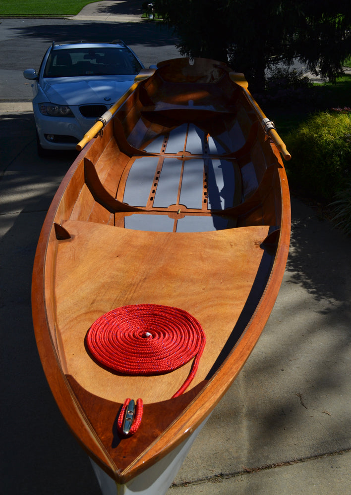 Chester yawl on trailer