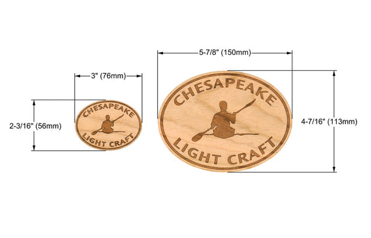 CLC Paddler Logo Marquetry Inlay/Onlay