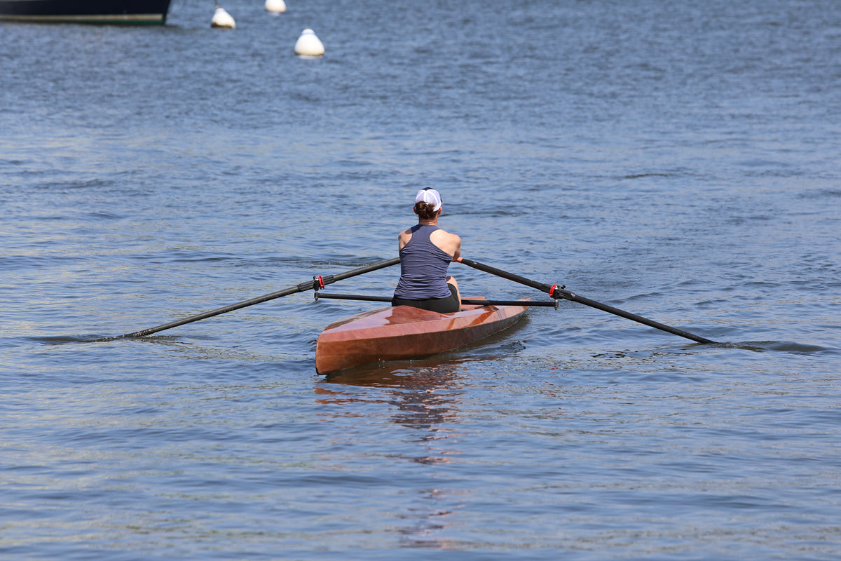 Rowing the Surge Coastal Rower in Annapolis Harbor