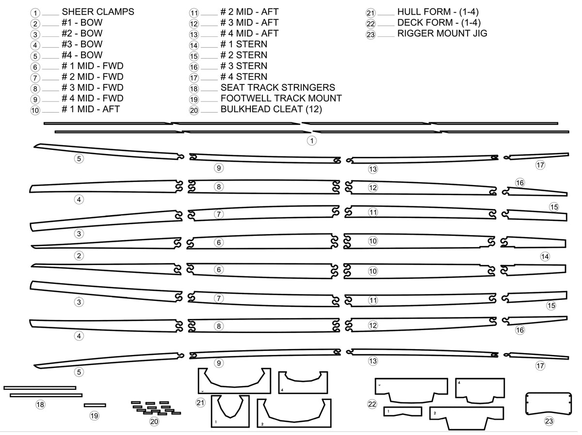 Surge Coastal Rower Base Kit Content (2 of 2)