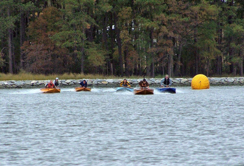 Cocktail Class Racers heading towards the camera.
