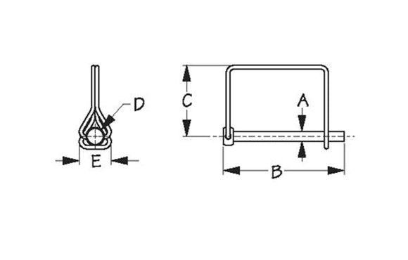 Trailer Coupler Locking Pin