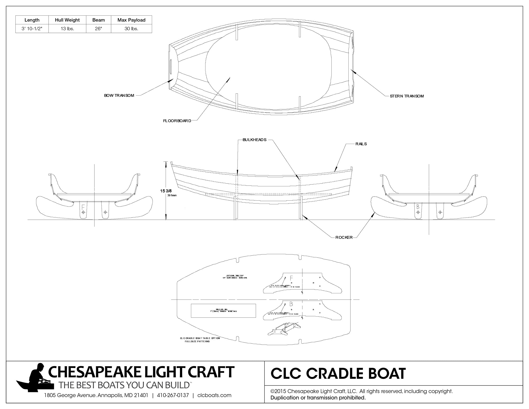 Kayak Canoe SailRig Study Plans page 1