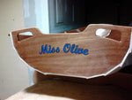 Custom Vinyl Boat Lettering - Blue Thumbnail