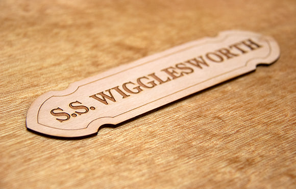 Laser Engraved Nameplate