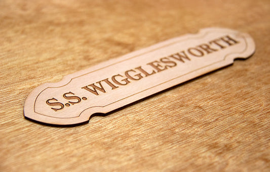 Laser Engraved Nameplate