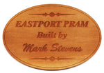 Custom Wood Nameplate - Laser-Cut Inlay/Onlay Thumbnail