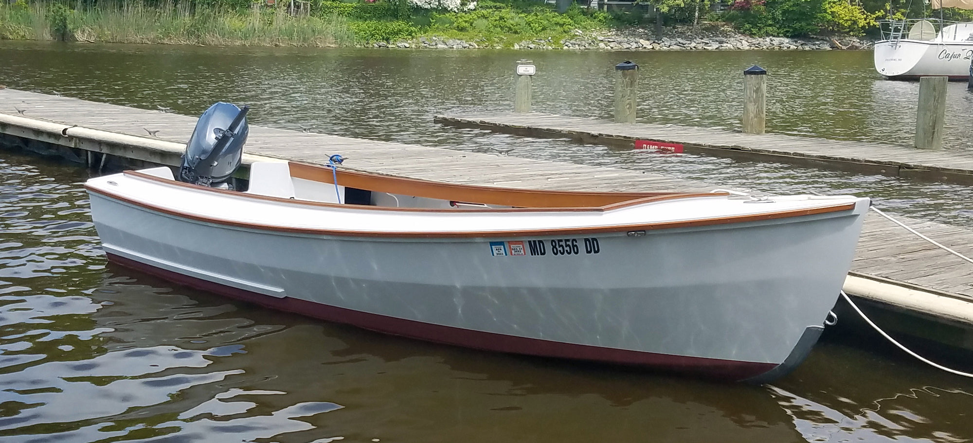 A Candlefish 16 Casting Deck fishing boat awaiting the next adventure.