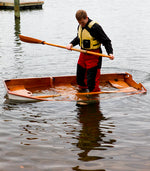 The Eastport Nesting Pram is still stable even as John H. swamps it. Thumbnail